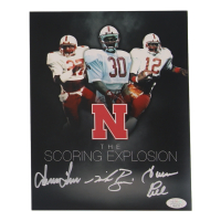 Mike Rozier, Turner Gill & Irving Fryer Signed Nebraska Cornhuskers 8x10 Photo (JSA) at PristineAuction.com