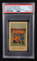 Svenska Landslaget 1963 Nummerbilder Mindre Till Vanster NYA #417 (PSA 1) at PristineAuction.com