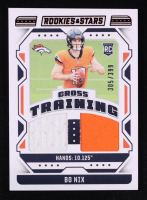 Bo Nix 2024 Rookies and Stars Cross Training Materials #4 #305/399 RC at PristineAuction.com