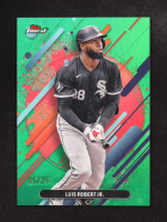 Luis Robert Jr. 2025 Finest Green Refractors #297 #5/25 at PristineAuction.com
