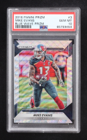 Mike Evans 2016 Panini Prizm Blue Wave Prizm #3 #36/149 (PSA 10) at PristineAuction.com
