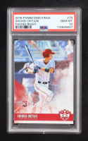 Shohei Ohtani 2018 Diamond Kings #76 RC (PSA 10) at PristineAuction.com