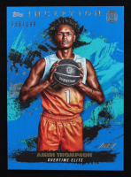 Amen Thompson 2021-22 Topps Inception Overtime Elite Blue #75 RC #36/199 at PristineAuction.com