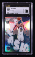 Stephen Curry 2020-21 Donruss Optic Splash Holo #3 (CSG 10) at PristineAuction.com