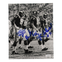 Vikings 8x10 Photo Signed by (4) with Alan Page, Gary Larsen, Jim Marshall & Carl Eller Inscribed "HOF 04" (JSA) at PristineAuction.com