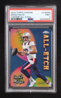 Drake Maye 2024 Topps Chrome All Etch #CAEDM RC (PSA 9) at PristineAuction.com