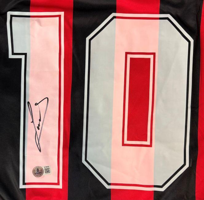 Ruud Gullit Signed AC Milan Kappa Authentic Jersey (Beckett) at PristineAuction.com Ruud Gullit Signed AC Milan Kappa Authentic Jersey (Beckett) at PristineAuction.com