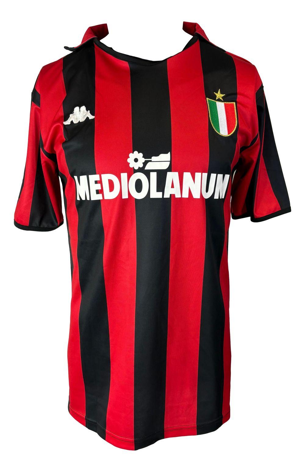 Ruud Gullit Signed AC Milan Kappa Authentic Jersey (Beckett) at PristineAuction.com Ruud Gullit Signed AC Milan Kappa Authentic Jersey (Beckett) at PristineAuction.com