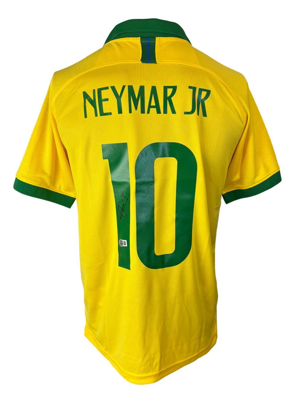 Neymar Jr. Signed Brazil National Team Nike Authentic Jersey (Beckett) at PristineAuction.com Neymar Jr. Signed Brazil National Team Nike Authentic Jersey (Beckett) at PristineAuction.com
