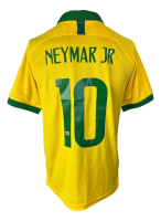 Neymar Jr. Signed Brazil National Team Nike Authentic Jersey (Beckett) at PristineAuction.com