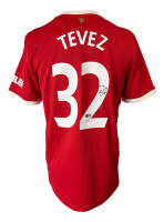 Carlos Tevez Signed Manchester United Adidas Authentic Jersey (Beckett) at PristineAuction.com