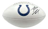 Riley Leonard Signed Colts Logo Football (JSA) at PristineAuction.com