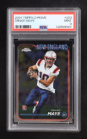 Drake Maye 2024 Topps Chrome #203 RC (PSA 9) at PristineAuction.com