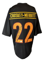 Jacory Croskey-Merritt Signed Jersey (Beckett) at PristineAuction.com