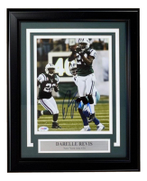 Darelle Revis Signed Jets Custom Framed Photo (PSA) at PristineAuction.com