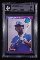 Ken Griffey Jr. 1989 Donruss Rated Rookie #33 RC (BGS 9) (UER) at PristineAuction.com