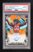 Troy Franklin 2024 Topps Inception Rookie Autograph Orange #RATF #48/50 RC (PSA 8) at PristineAuction.com