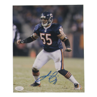 Lance Briggs Signed Bears 8x10 Photo (JSA) at PristineAuction.com