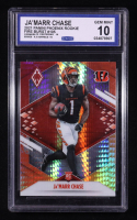 Ja'Marr Chase 2021 Panini Phoenix Fire Burst #105 RC (CCG 10) at PristineAuction.com