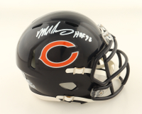 Mike Singletary Signed Bears Speed Mini Helmet Inscribed "HOF 98" (Beckett) at PristineAuction.com