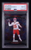 Patrick Mahomes II 2024 Panini Prizm Fireworks #1 (PSA 10) at PristineAuction.com
