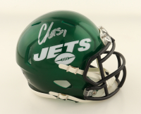 CJ Mosely Signed Jets Speed Mini Helmet (JSA & PIA) at PristineAuction.com