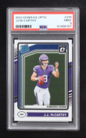 JJ McCarthy 2024 Donruss Optic #235 RC (PSA 9) at PristineAuction.com