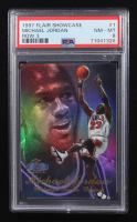 Michael Jordan 1997-98 Flair Showcase Row 3 #1 (PSA 8) at PristineAuction.com