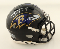 Justin Tucker Signed Ravens Speed Mini Helmet (PIA & JSA) at PristineAuction.com
