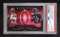 Jayden Daniels / Caleb Williams 2024 Topps Midnight Constellations Twilight #C20 #95/99 RC (PSA 10) at PristineAuction.com