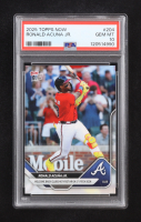 Ronald Acuna Jr. 2025 Topps Now #204 (PSA 10) at PristineAuction.com