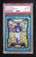 Jordan Addison 2023 Panini Prizm Blue Sparkle #368 #96/99 RC (PSA 10) at PristineAuction.com