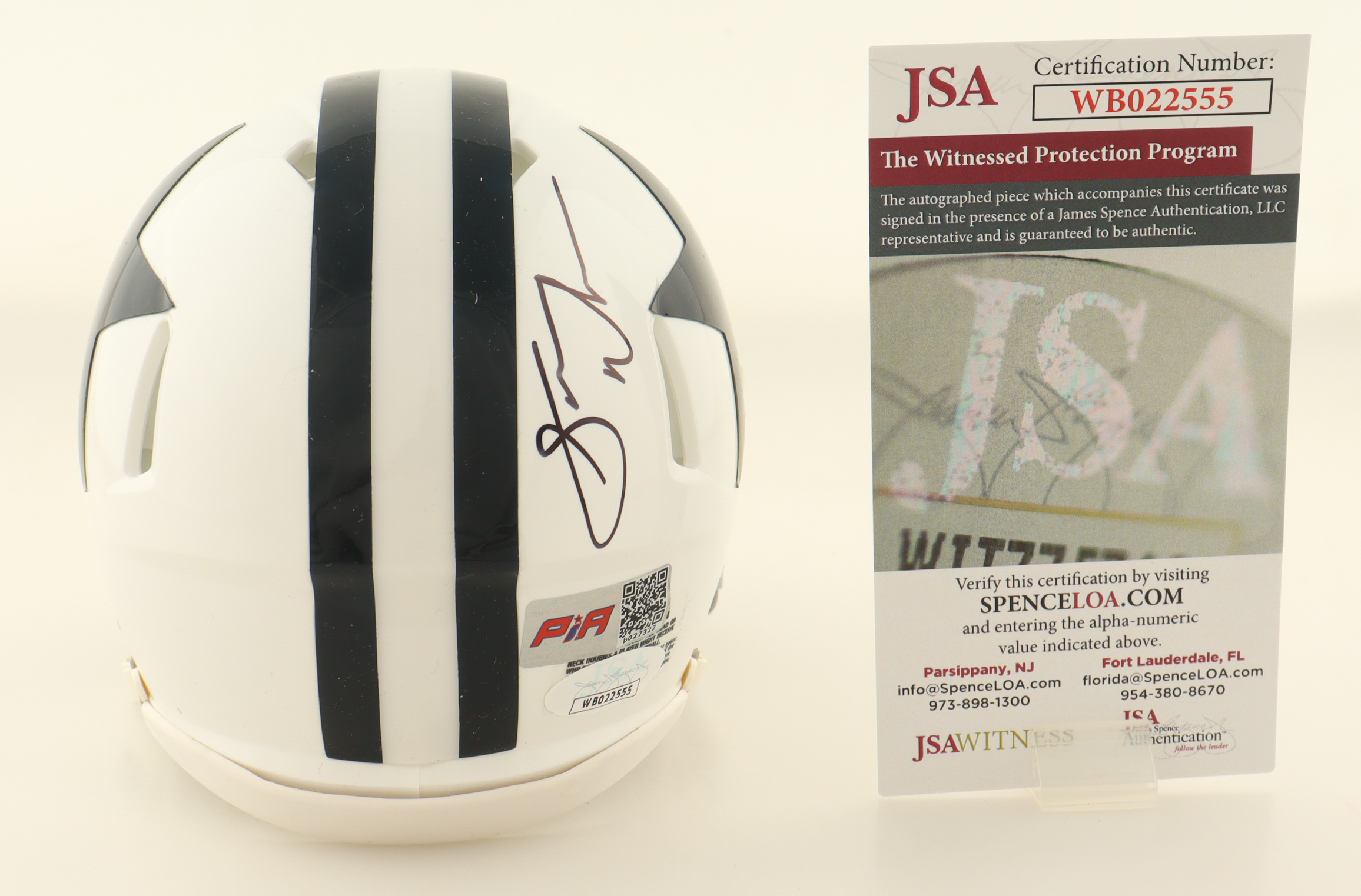 Sam Williams Signed Cowboys Speed Mini Helmet (JSA & PIA) at PristineAuction.com Sam Williams Signed Cowboys Speed Mini Helmet (JSA & PIA) at PristineAuction.com