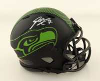 Geno Smith Signed Seahawks Eclipse Alternate Speed Mini Helmet (JSA & Players Ink) at PristineAuction.com