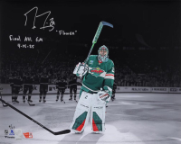Marc-Andre Fleury Signed Wild 16x20 Photo Inscribed "Flower" & "Final NHL GM 4-15-25" (Fanatics) at PristineAuction.com