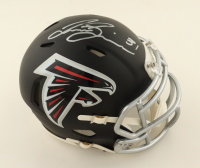 Justin Simmons Signed Falcons Speed Mini Helmet (JSA & PIA) at PristineAuction.com