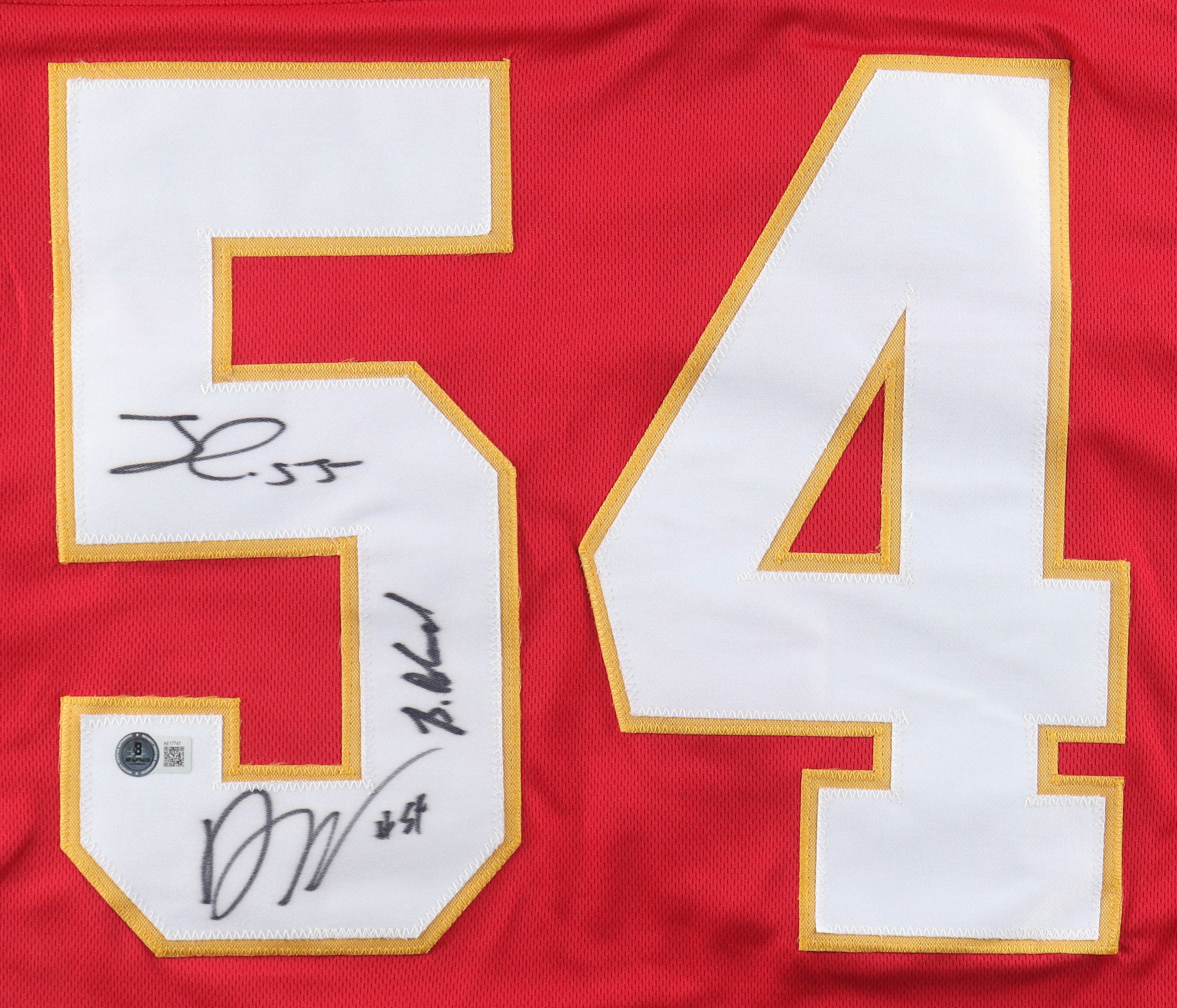Jamaal Charles, Damien Wilson & Bashaud Breeland Signed "SB LIV Champions" Jersey (Beckett) at PristineAuction.com Jamaal Charles, Damien Wilson & Bashaud Breeland Signed "SB LIV Champions" Jersey (Beckett) at PristineAuction.com