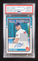 Paul Skenes Signed 2024 Panini Stars and Stripes USA Baseball Alumni Signature Materials #ASMPS RC #166/199 (PSA | Autograph Graded PSA 10) at PristineAuction.com