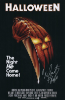 Nick Castle Signed "Halloween" 11x17 Movie Poster Inscribed "The Shape" (Schwartz) at PristineAuction.com