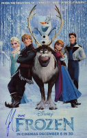 Josh Gad Signed "Frozen" 11x17 Movie Poster Inscribed "Olaf" (Schwartz) at PristineAuction.com
