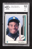 Ken Griffey Jr. 1989 Upper Deck Ster Rookie #1 RC (BCCG 10) at PristineAuction.com