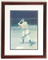 Joe DiMaggio Signed Yankees Custom Framed Photo Display (Beckett) at PristineAuction.com