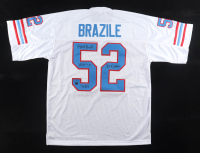 Robert Brazile Signed Jersey Inscribed "HOF 18", "7x PB" & "Dr. Doom" (Wilder Side of Sports) at PristineAuction.com