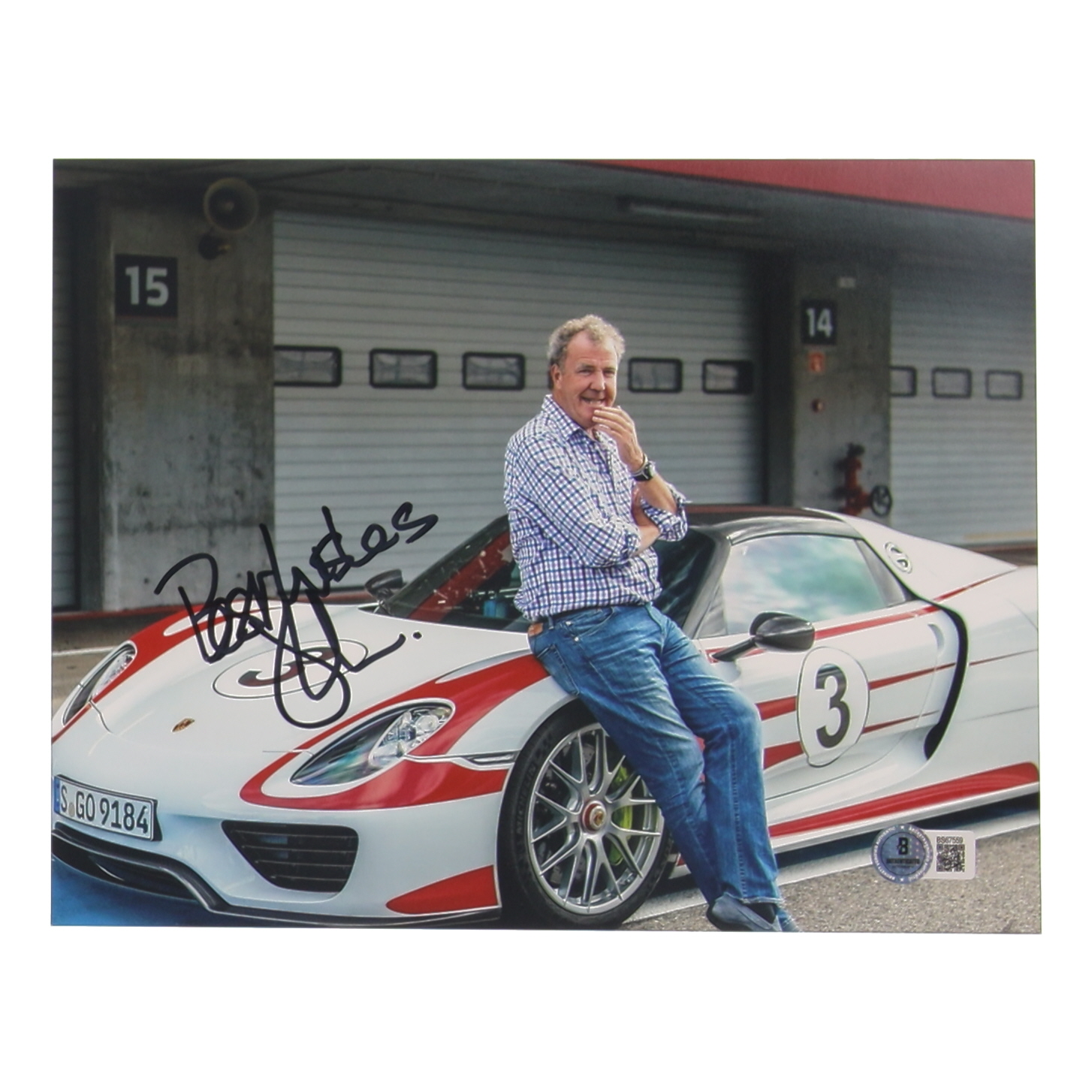 Jeremy Clarkson Signed "Top Gear" 8x10 Photo Inscribed "Best Wishes" (Beckett) at PristineAuction.com Jeremy Clarkson Signed "Top Gear" 8x10 Photo Inscribed "Best Wishes" (Beckett) at PristineAuction.com