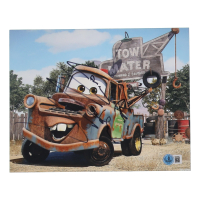 Larry the Cable Guy Signed "Cars" 8x10 Photo (Beckett) at PristineAuction.com