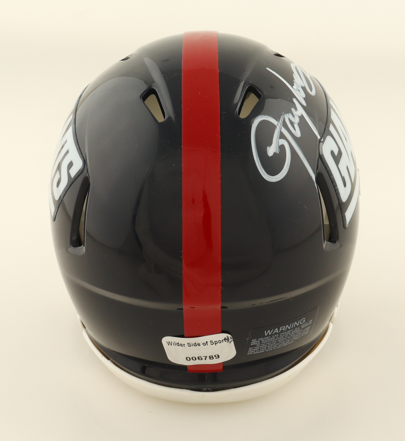 Lawrence Taylor Signed Giants Speed Mini Helmet (WWS) at PristineAuction.com Lawrence Taylor Signed Giants Speed Mini Helmet (WWS) at PristineAuction.com