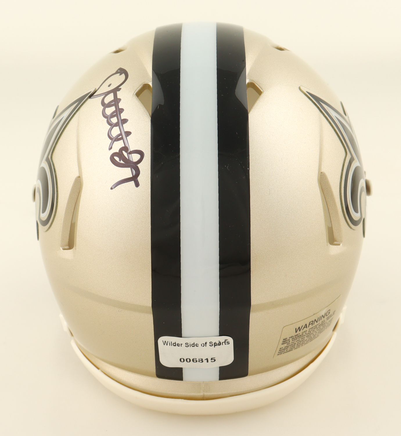 Joe Horn Signed Saints Speed Mini Helmet (WWS) at PristineAuction.com Joe Horn Signed Saints Speed Mini Helmet (WWS) at PristineAuction.com