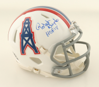 Robert Brazile Signed Oilers Throwback Speed Mini Helmet Inscribed "HOF 18" (WWS) at PristineAuction.com