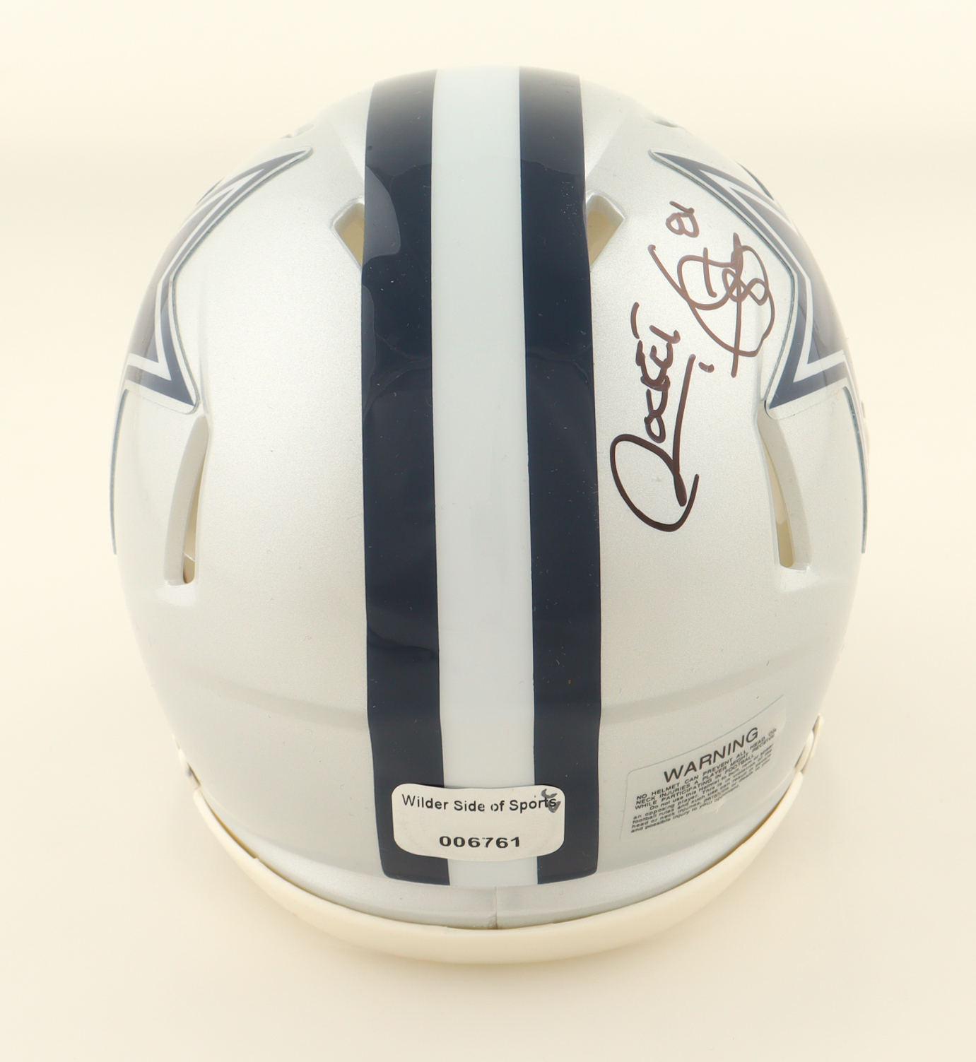 Rocket Ismail Signed Cowboys Speed Mini Helmet (WWS) at PristineAuction.com Rocket Ismail Signed Cowboys Speed Mini Helmet (WWS) at PristineAuction.com