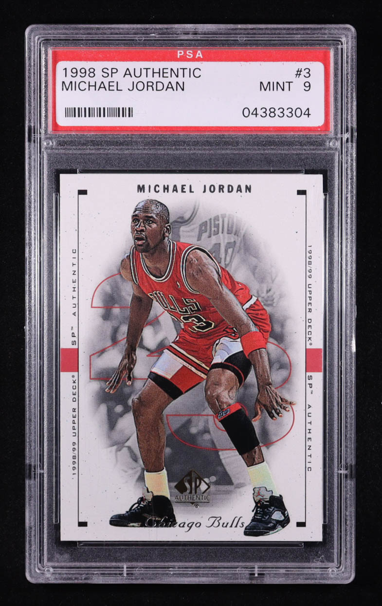 Michael Jordan 1998-99 SP Authentic #3 (PSA 9) at PristineAuction.com Michael Jordan 1998-99 SP Authentic #3 (PSA 9) at PristineAuction.com